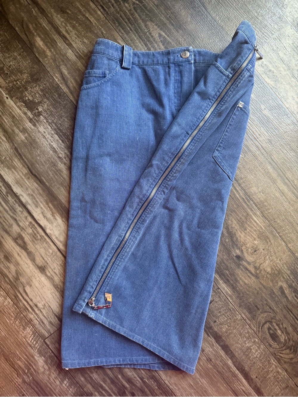 Galliano Dior Denim Zipper Skirt